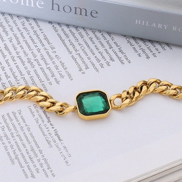 Green stone bracelet - Picture 5 of 5